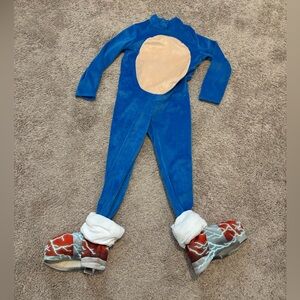 Sonic the Hedgehog Costume EUC Size 6/7